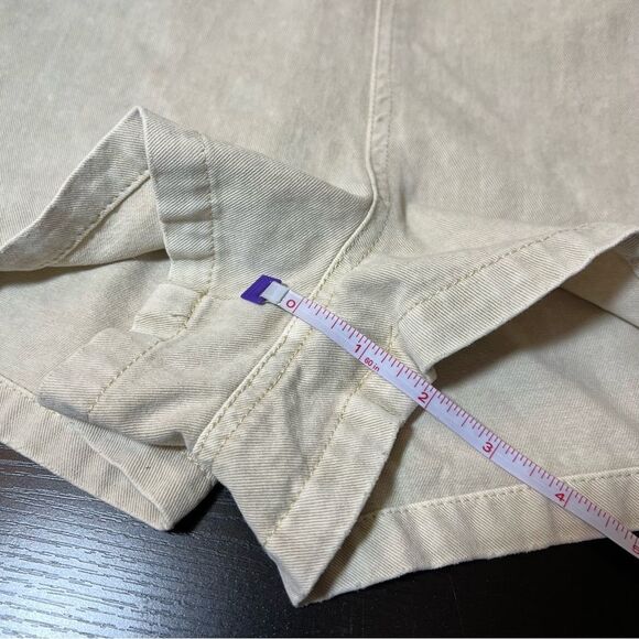 Mustard Seed Women’s Open Back Denim Romper Cream Small NWT - Picture 13 of 13